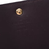 LOUIS VUITTON Louis Vuitton Verni Envelop cult de Vigitte business card holder Amarant M91409 unisex card case B rank used silver warehouse