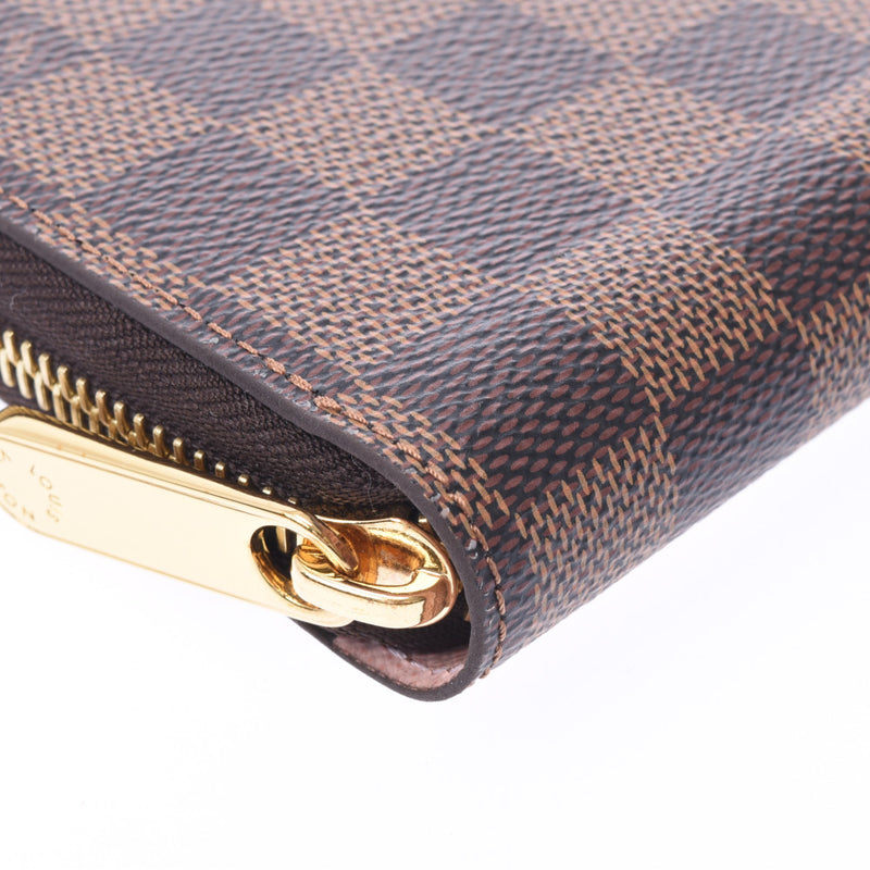 LOUIS VUITTON路易威登Damier Zippy钱包Rose Ballerine N60046女士长款钱包未使用Ginzo