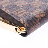 LOUIS VUITTON Louis Vuitton Damier Zippy Wallet Brown N41661 Unisex Wallet Unused Ginzo