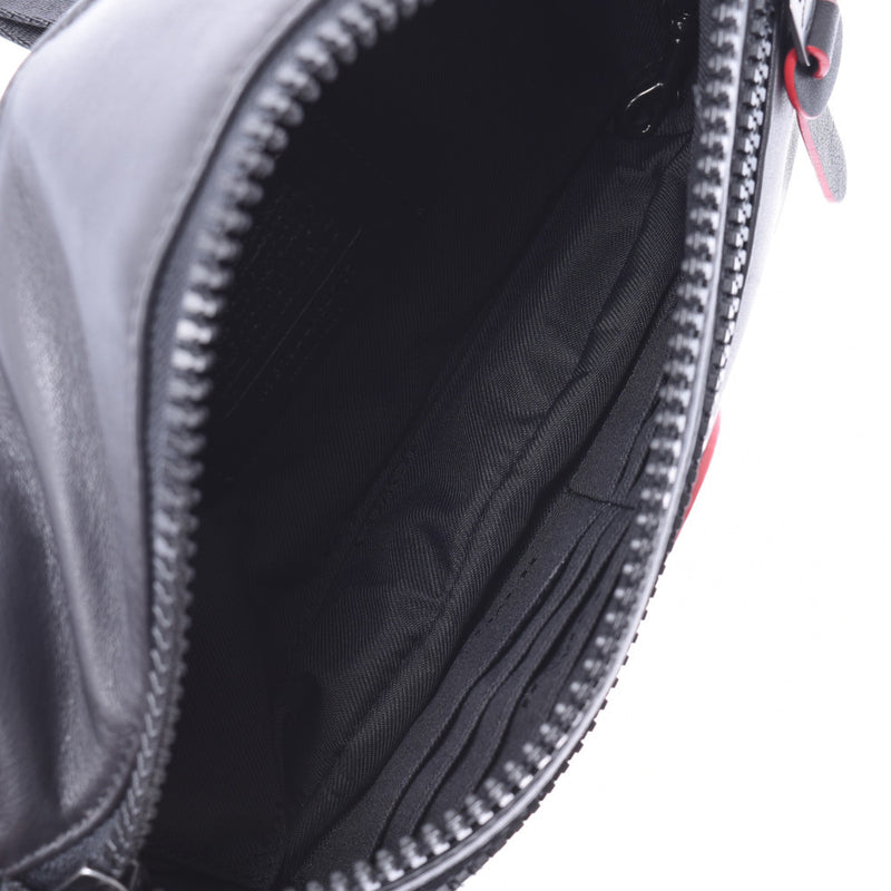 COACH coach Belt Bag NARUTO Michael B Jordan Colabo bag black 84707 Unisex Curf waistbag A-rank used silver