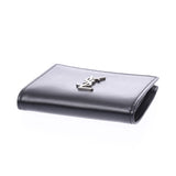 SAINT LAURENT, SunLaurent, compact wallet, black silver, gold, unisex, folding, wallet, wallet, new, new, old chonzo.