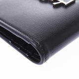 SAINT LAURENT, SunLaurent, compact wallet, black silver, gold, unisex, folding, wallet, wallet, new, new, old chonzo.