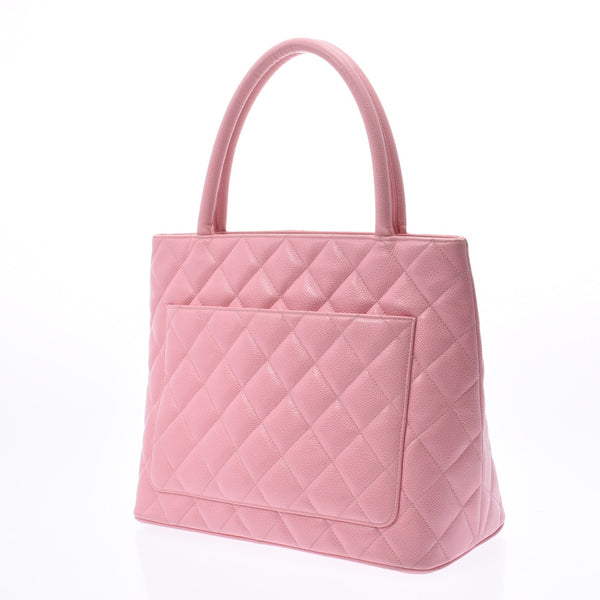 CHANEL Chanel reproduction Thoth pink lady caviar skin handbag B rank used silver storehouse