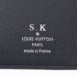 LOUIS VUITTON Louis Vuitton Monogram Eclipse Portofeuil Broza Black/Gray M61697 Men's Long Wallet A Rank Used Ginzo