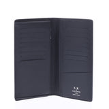 LOUIS VUITTON Louis Vuitton Monogram Eclipse Portofeuil Broza Black/Gray M61697 Men's Long Wallet A Rank Used Ginzo