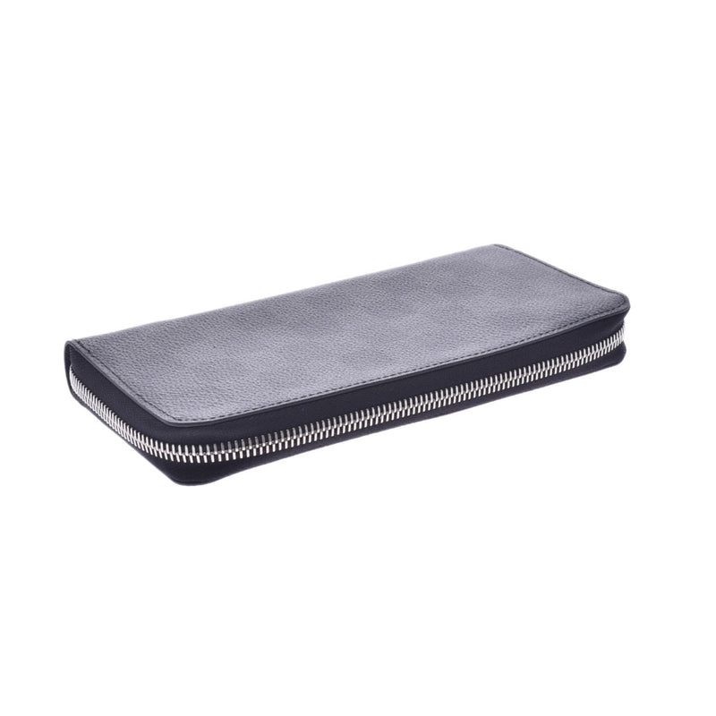 LOUIS VUITTON ルイヴィトングラフィットジッピーウォレットヴェルティカル black / gray N63095 men long wallet-free silver storehouse