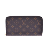 LOUIS VUITTON ルイヴィトン モノグラム ジッピーウォレット ブラウン M42616 ユニセックス 長財布 未使用 銀蔵