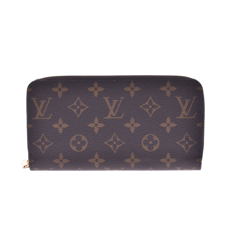 LOUIS VUITTON Louis Vuitton monogram zippy wallet Brown M42616 long unisex wallet unused silver