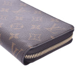 LOUIS VUITTON Louis Vuitton monogram zippy wallet Brown M42616 long unisex wallet unused silver