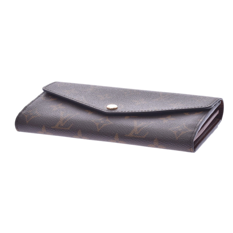 LOUIS VUITTON ルイヴィトンモノグラムポルトフォイユサラブラウン M60531 unisex long wallet-free silver storehouse