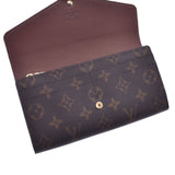 LOUIS VUITTON ルイヴィトンモノグラムポルトフォイユサラブラウン M60531 unisex long wallet-free silver storehouse