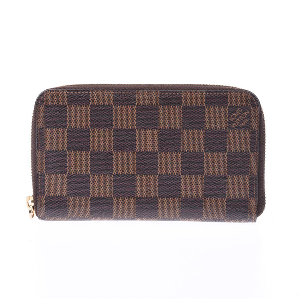 Louis Vuitton Damier compact Wallet Brown n60028 Unisex folded wallet B