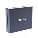 PRADA Prada compact wallet black 1MV204 レディースサフィアーノ folio wallet newly used goods silver storehouse