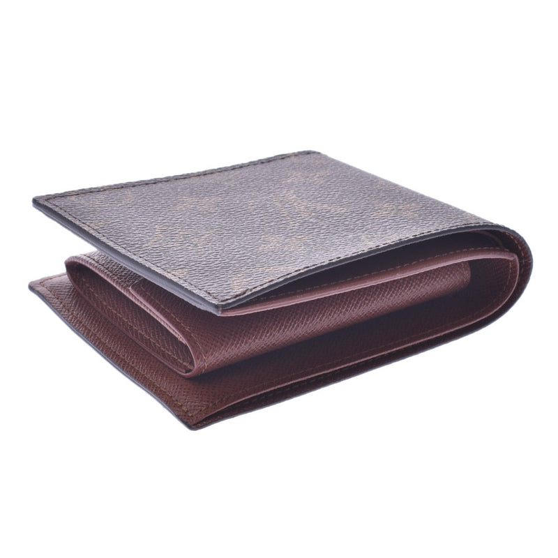 Louis Vuitton Bi-Fold Wallet Monogram Portofeuil Marco NM M62288 Brown  Men's