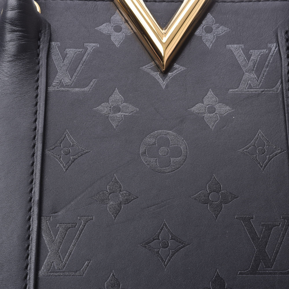 LOUIS VUITTON ルイヴィトン モノグラム ヴェリートート GM ノワール M42883 レディース レザー トートバッグ Aランク 中古  銀蔵