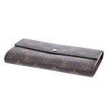 Louis Vuitton Monogram Porter foie Sarah old brown m61734 Unisex Long Wallet