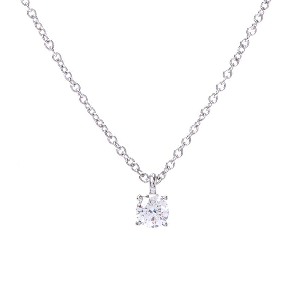 TIFFANY&Co. Tiffany Solitaire Necklace Ladies PT900/Diamond Necklace A Rank Used Ginzo