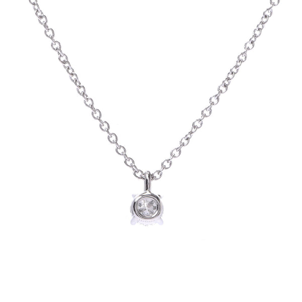 TIFFANY&Co. Tiffany Solitaire Necklace Ladies PT900/Diamond Necklace A Rank Used Ginzo