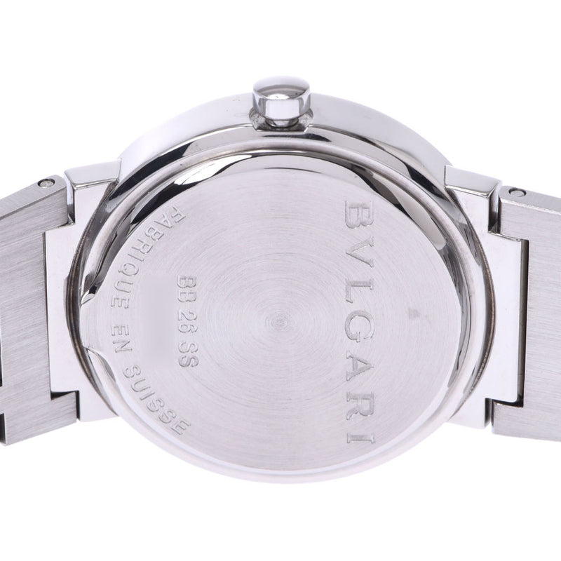 26 BVLGARI Bulgari Bulgari Bulgari BB26SS Lady's SS watch quartz lindera board A ranks used silver storehouse