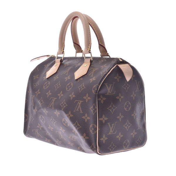 LOUIS VUITTON ルイヴィトン モノグラム スピーディ25 ブラウン M41109 ユニセックス ハンドバッグ 未使用 銀蔵