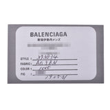 BALENCIAGA瓦伦西亚藏青色夹子M黑色中性帆布/卡夫手包AB等级二手银藏