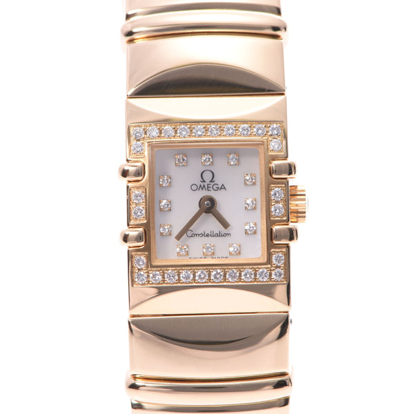 Omega Constellation Calle 12P diamond bezel dial women's watch