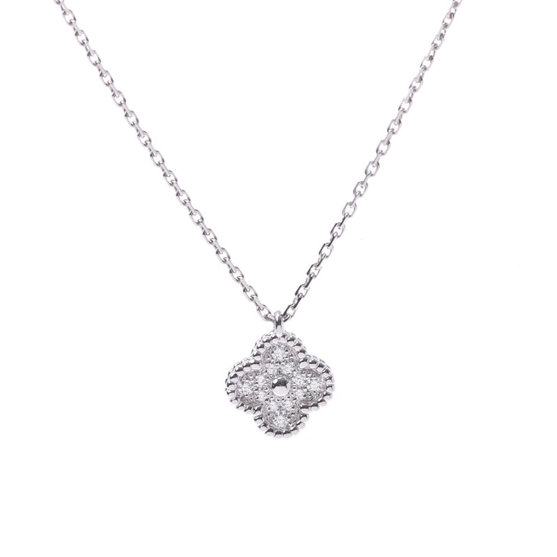 Van Cleef & Arpels Van Cleef & Arpels Sweet Alhambra Ladies K18WG/Diamond Necklace A Rank Used Ginzo