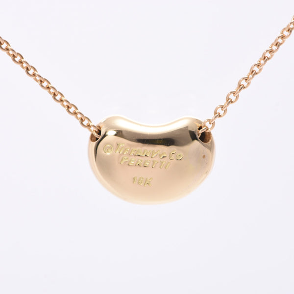 TIFFANY&Co. Tiffany Bean Necklace Ladies K18YG Necklace A Rank Used Ginzo