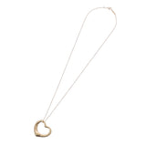 TIFFANY&Co. Tiffany Open Heartnecklace,女士K18YG Necklace A Rank,二手银兵