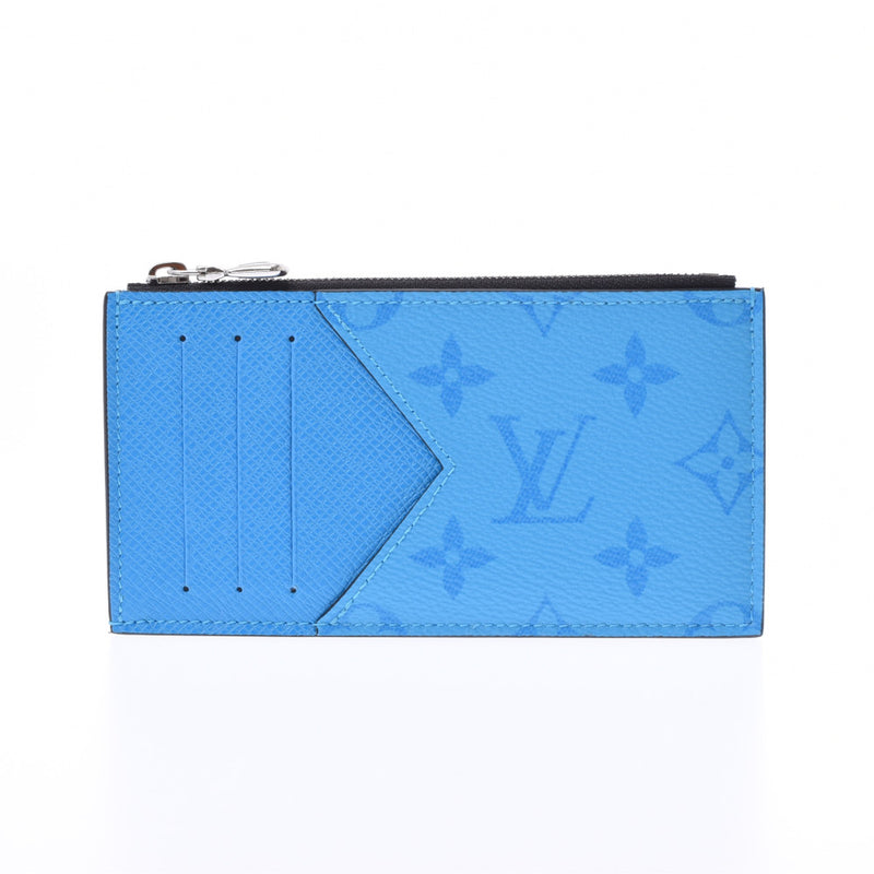 Louis Vuitton taiga llama coin cardholder blue men coin case M30425 LOUIS  VUITTON – 銀蔵オンライン