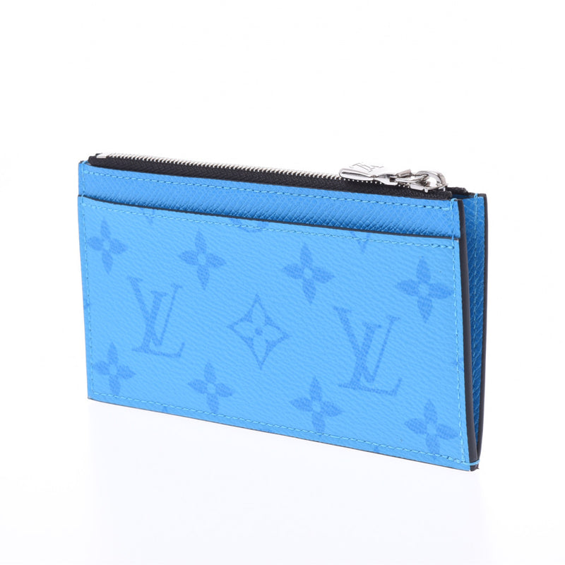 Louis Vuitton taiga llama coin cardholder blue men coin case M30425 LOUIS  VUITTON – 銀蔵オンライン