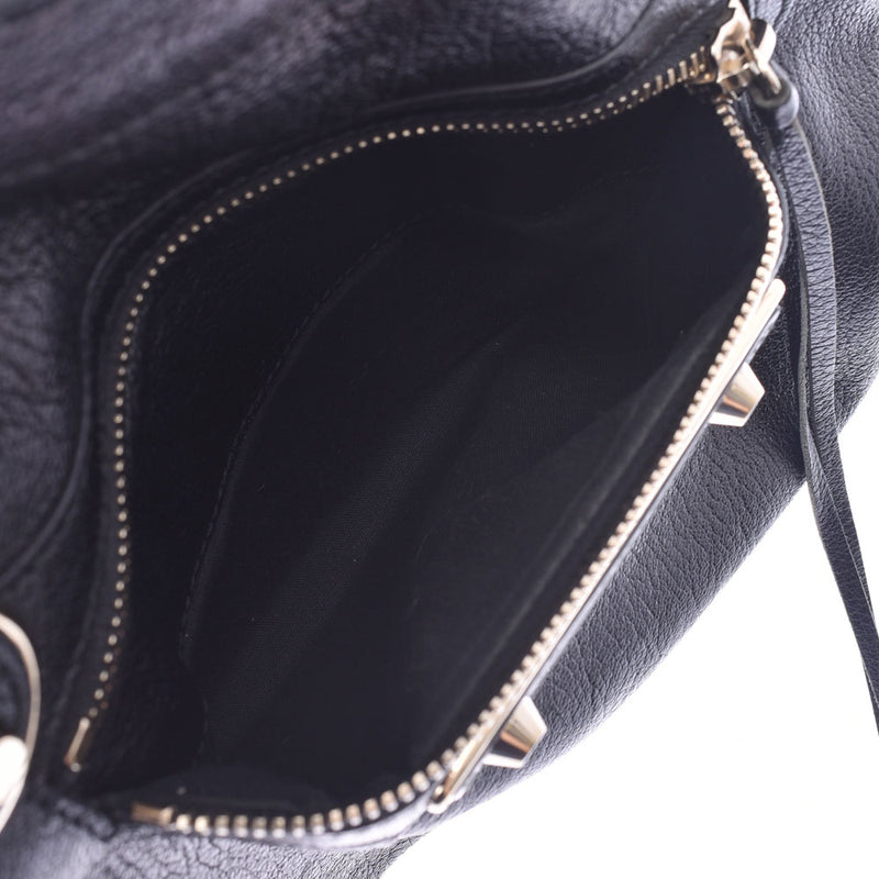 BALENCIAGA バレンシアガクラシックメタリックエッジシティ 2WAY bag black gold metal fittings unisex goat skin handbag B rank used silver storehouse