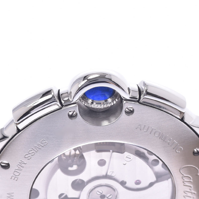 卡地亚（Cartier）卡地亚（Cartier）Baron Blue Chrono 44mm W6920078男士SS /皮革手表自动上链银表盘A级二手Ginzo