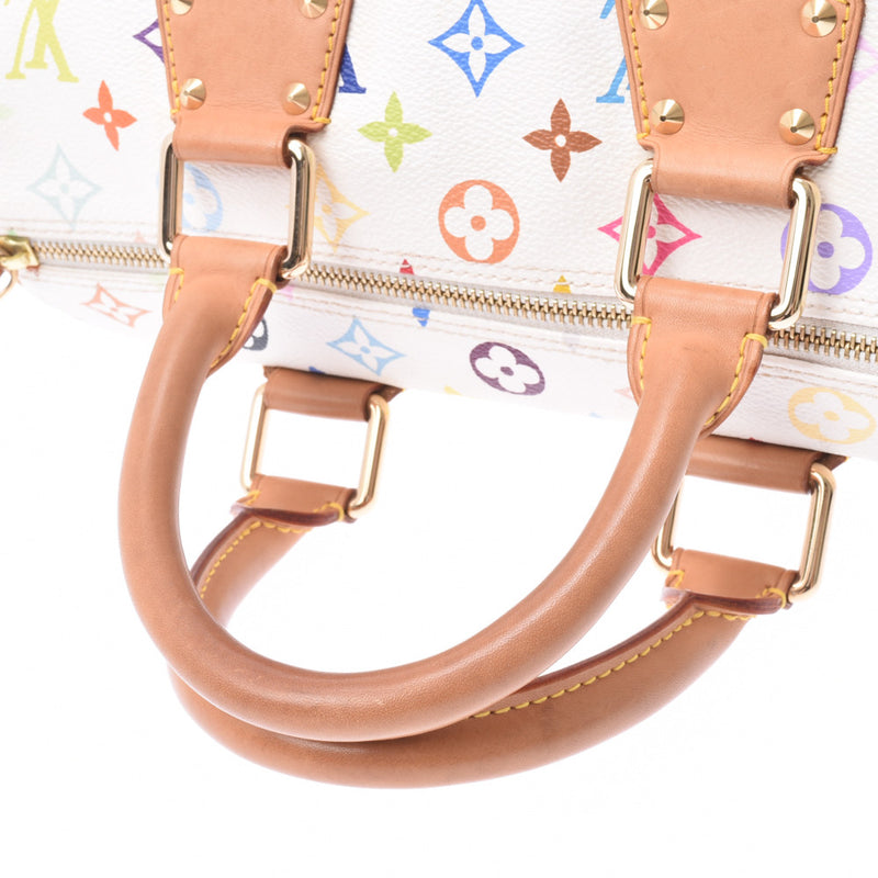 LOUIS VUITTON Louis Vuitton Multicolor Speedy 30 Bron (White) M92643 Ladies Handbag B Rank Used Ginzo