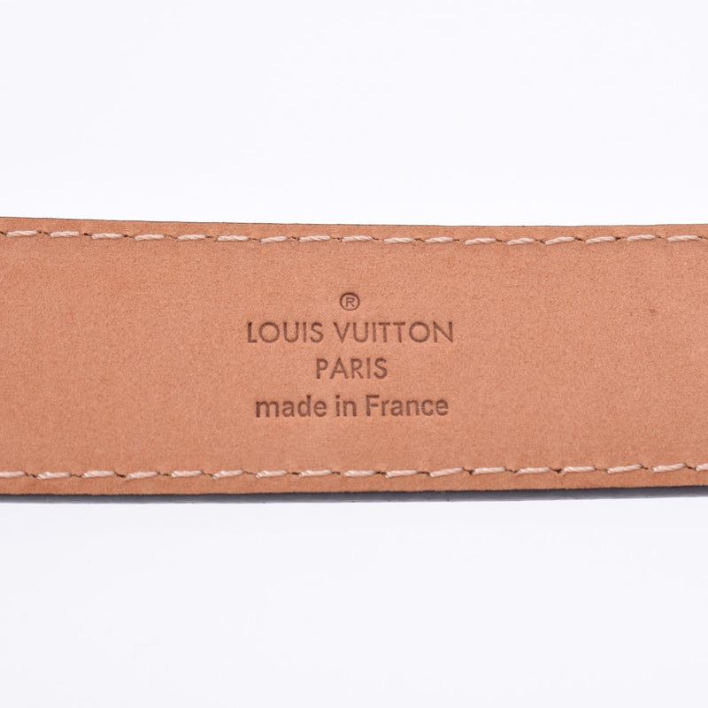 LOUIS VUITTON ルイヴィトン モノグラム サンチュール イニシャル サイズ75cm ブラウン ゴールド金具 M9781 ユニセックス ベルト ABランク 中古 銀蔵