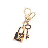 LOUIS VUITTON ルイヴィトン ポルトクレコンフィダンス ブラウン系/ゴールド金具 M65088 ユニセックス キーホルダー Bランク 中古 銀蔵