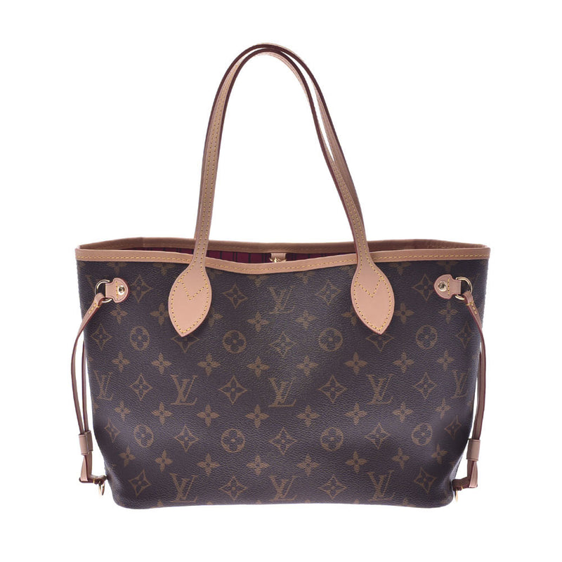 LOUIS VUITTON ルイヴィトン モノグラム ネヴァーフルPM フューシャ M41245 レディース ハンドバッグ 新同 中古 銀蔵