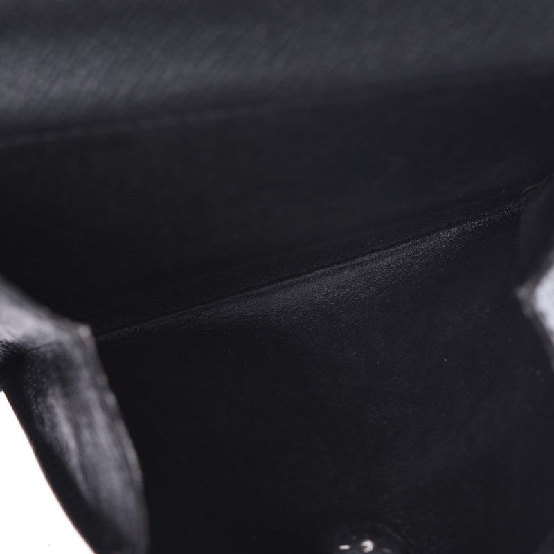 LOUIS VUITTON Louis Vuitton Taiga Florin Ardoise (Black) M31112 Men's Short Bi-Fold Wallet B Rank Used Ginzo