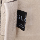 古奇古奇组合徽标打印灰白色500984男女皆宜的皮革离合器袋未使用的银股票