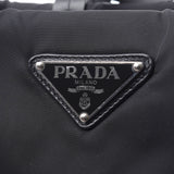 PRADA普拉达（prada）黑色皮革五金1BG217中性尼龙/皮革手提袋A级二手Ginzo