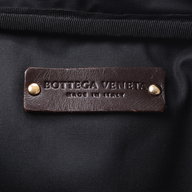 BOTTEGAVENETA ボッテガヴェネタマルコポーロトラベルバッグ black BO7163484K men PVC/ calf business bag A rank used silver storehouse