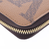 LOUIS VUITTON Louis Vuitton Monogram Giant Reverse Zippy Wallet Camel M69353 Unisex Long Wallet New Ginzo