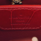 LOUIS VUITTON ルイヴィトンカプシーヌ BB 2WAY bag red Lady's crocodile handbag AB rank used silver storehouse