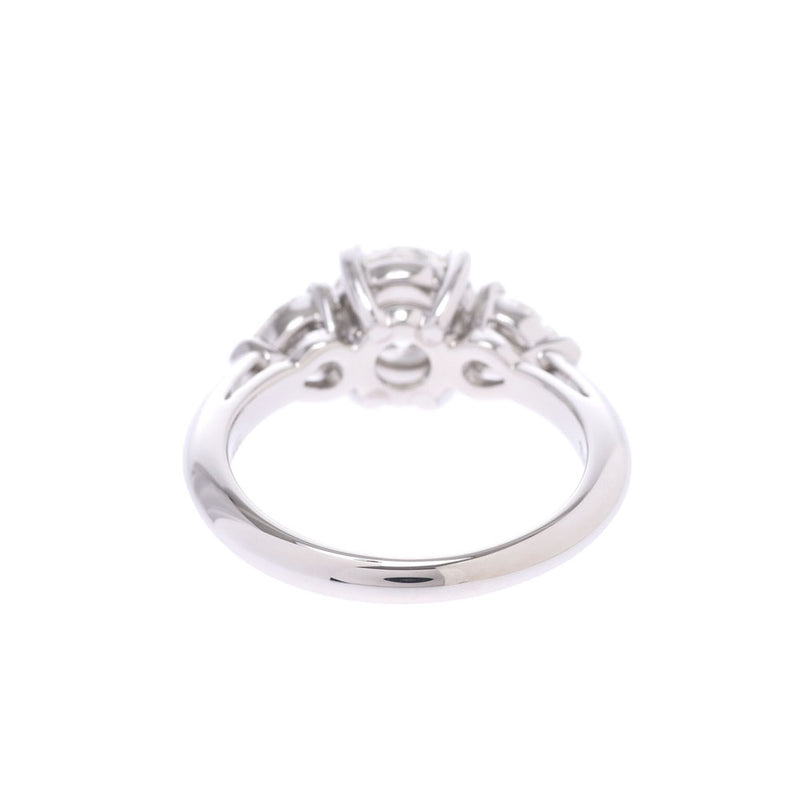 Tiffany & Co Tiffany Three Stone Engagement Ring Diamond 1.03 CT i-v2-ex7 ladies pt950 platinum ring