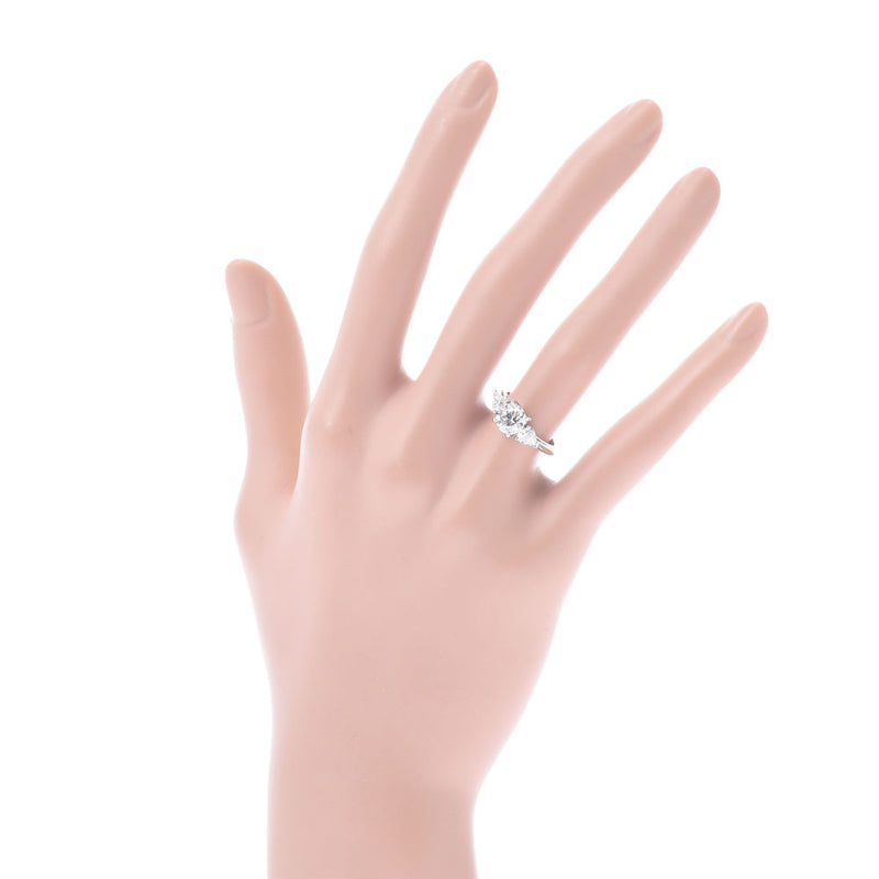 Tiffany & Co Tiffany Three Stone Engagement Ring Diamond 1.03 CT i-v2-ex7 ladies pt950 platinum ring