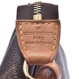 路易威登路易威登会标pochette accesoirl棕色M51980妇女配件袋AB排名使用银