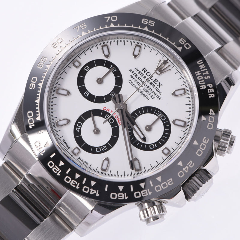 ROLEX Rolex [cash special price] Daytona 116500LN Men's SS watch Automatic winding White dial Unused Ginzo