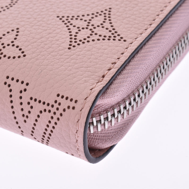 LOUIS VUITTON Louis Vuitton Mahina Zippy Wallet Magnolia (Pink) M61868 Ladies Leather Wallet Unused Ginzo