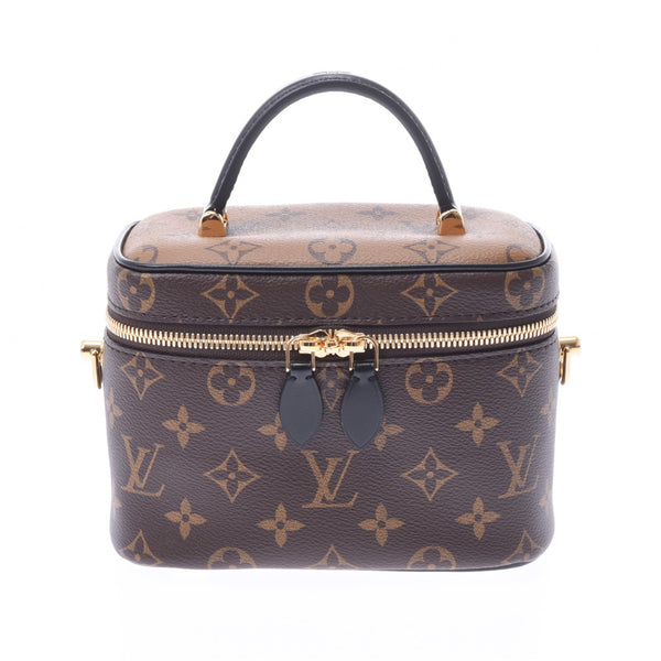 ルイヴィトンリバース ヴァニティ NV PM 2WAYバッグ 14145 キャメル系/黒 レディース ハンドバッグ M45165 LOUIS  VUITTON – 銀蔵オンライン