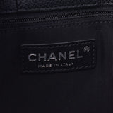 CHANEL Chanel,执行Toto,Black,Silver Gold,Ladies,Carf,Totobag A Rank,Used,Silver Bodhisattva。